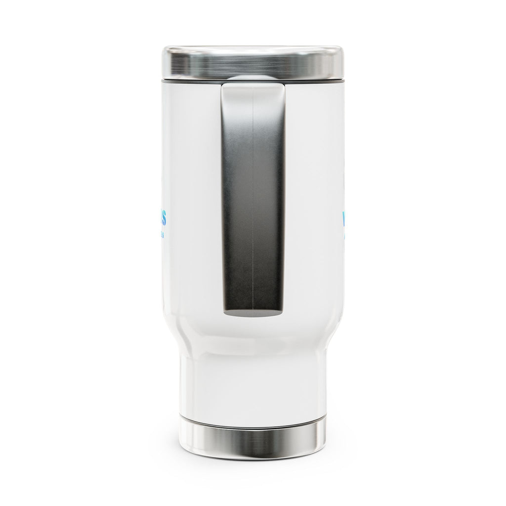 Veterans Against Diabetes 14oz Stainless Steel Travel Mug with Handle