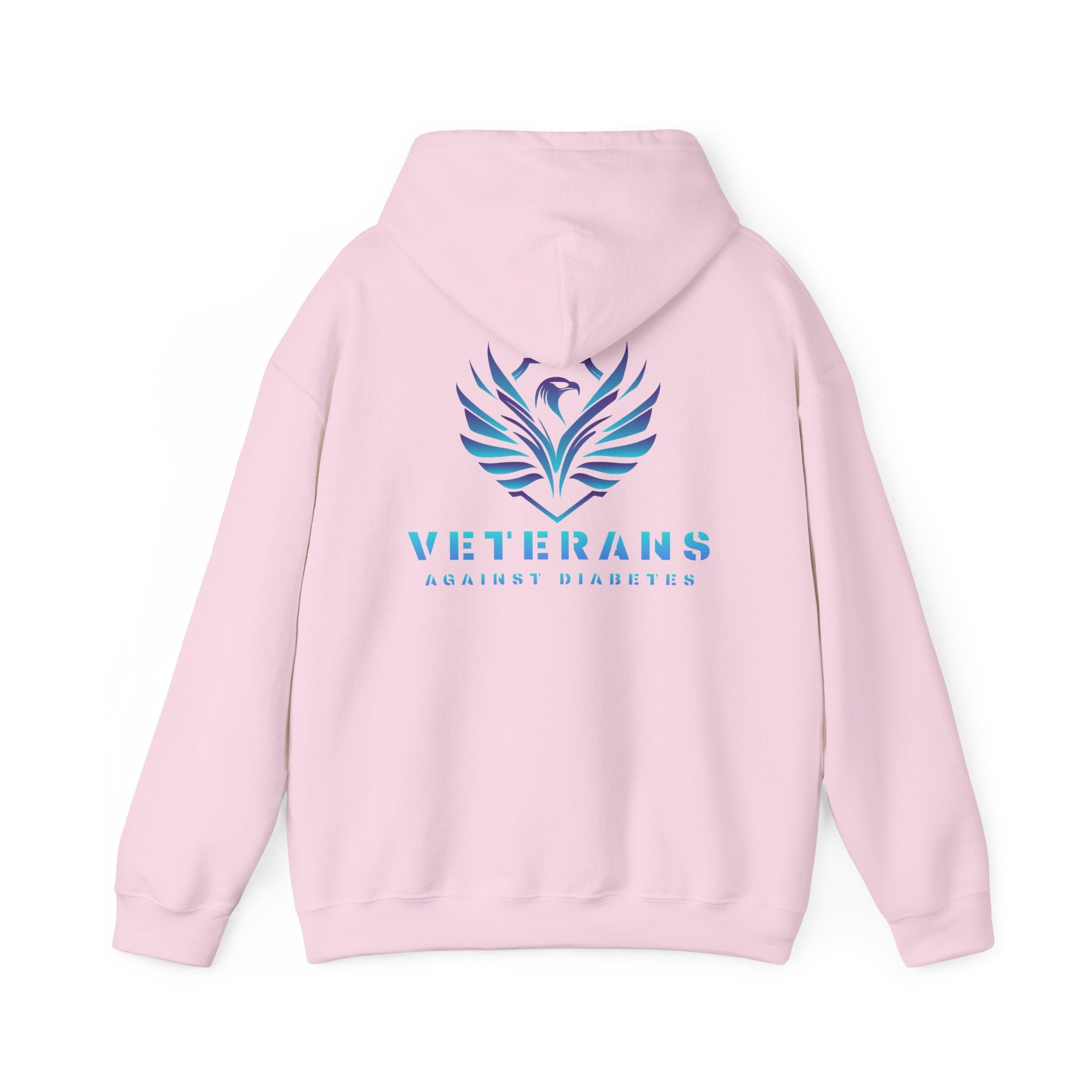 Veterans Against Diabetes Hoodie – Blue Phoenix Logo Comfort Pullover
