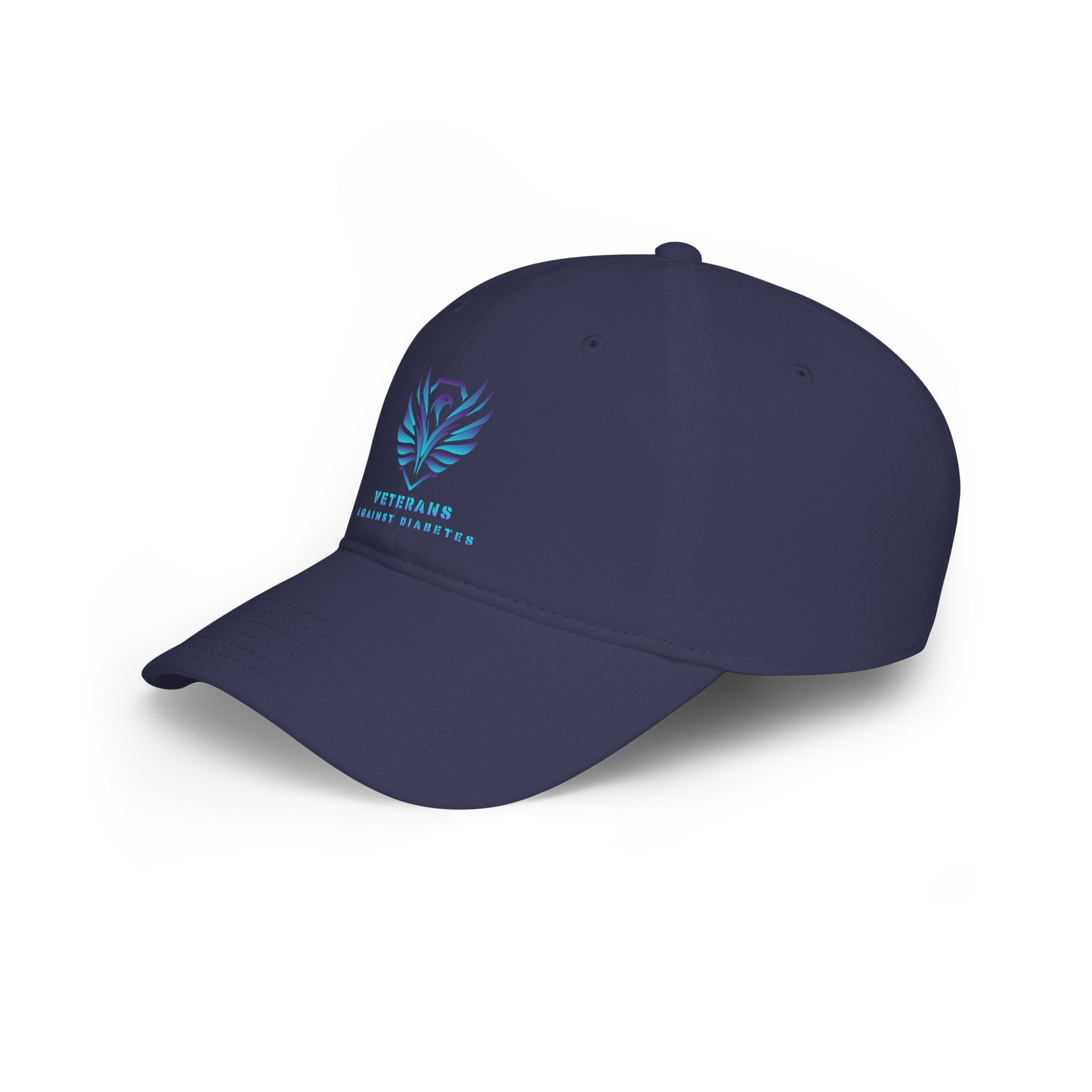 Veterans Against Diabetes Low Profile Baseball Cap – Blue Phoenix Logo