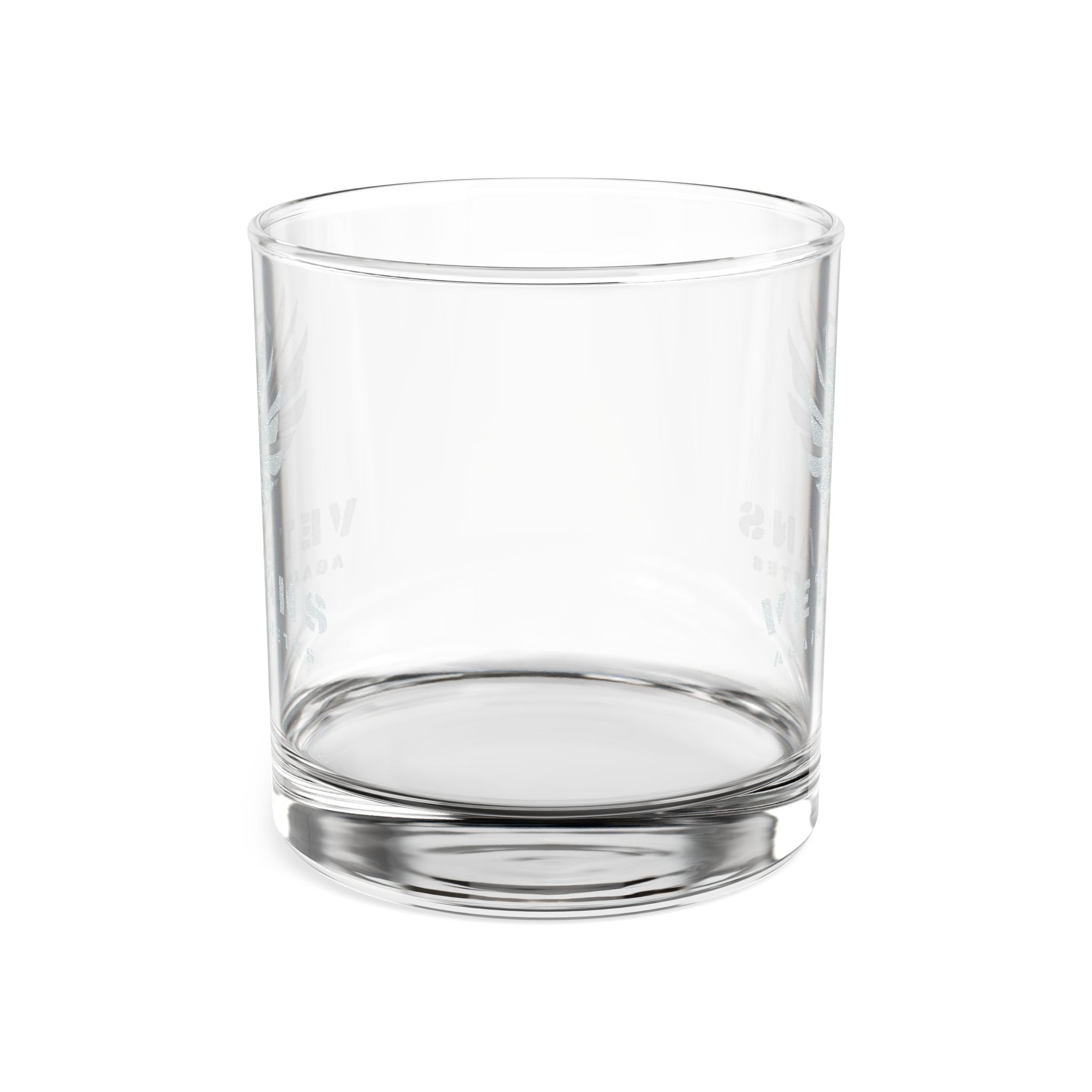 Veterans Engraved Whiskey Glass 10.5oz — Military Tribute Rocks Glass