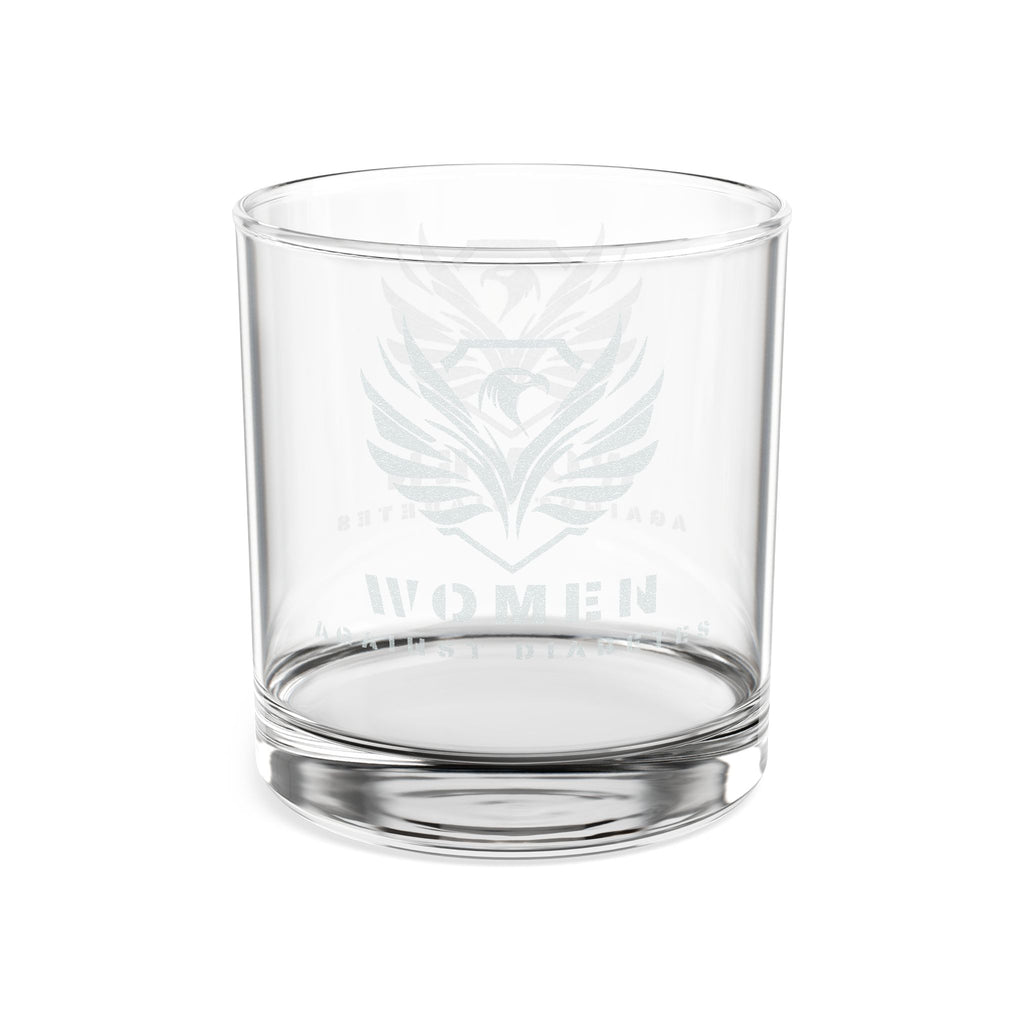 Engraved 10.5 oz Whiskey Glass — Personalized Rocks Glass with Subtle Phoenix Logo