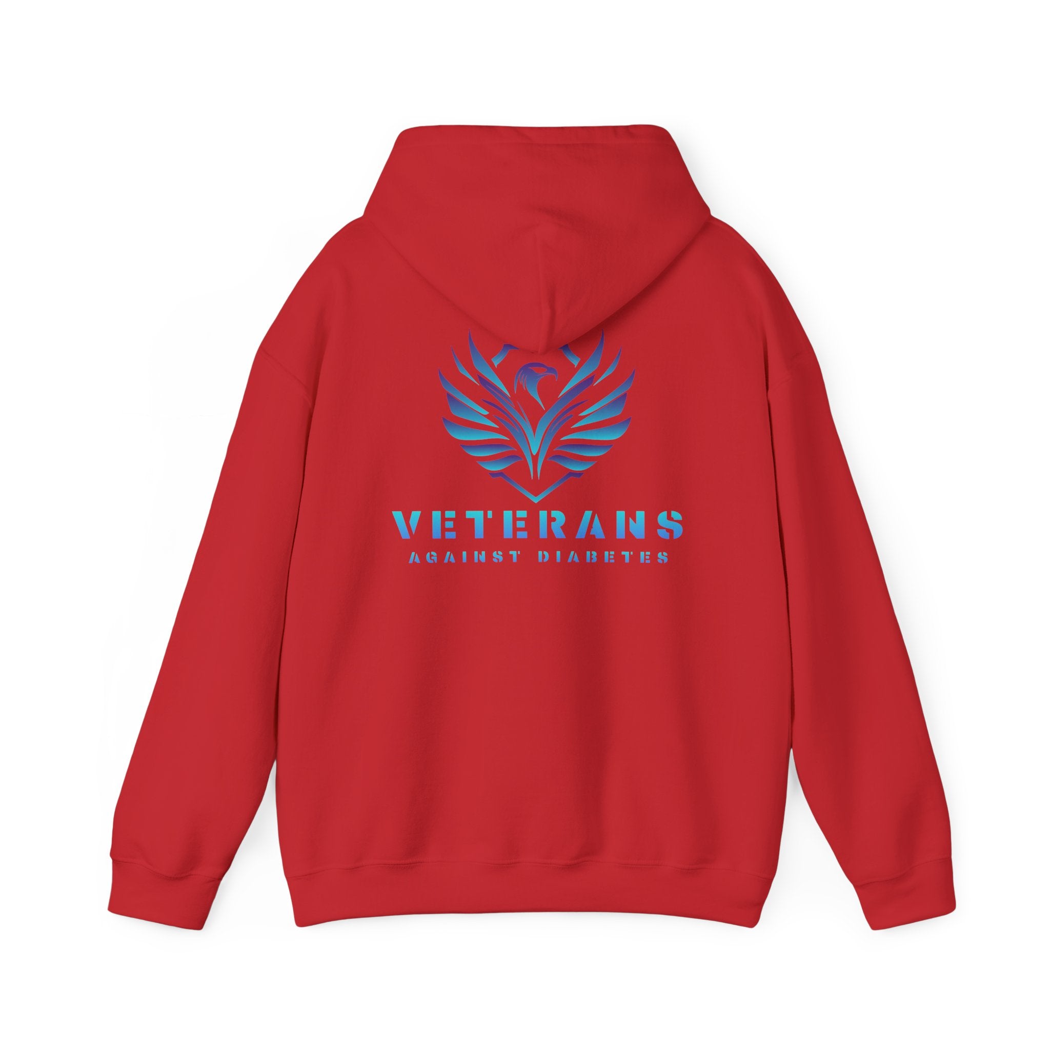 Veterans Against Diabetes Hoodie – Blue Phoenix Logo Comfort Pullover