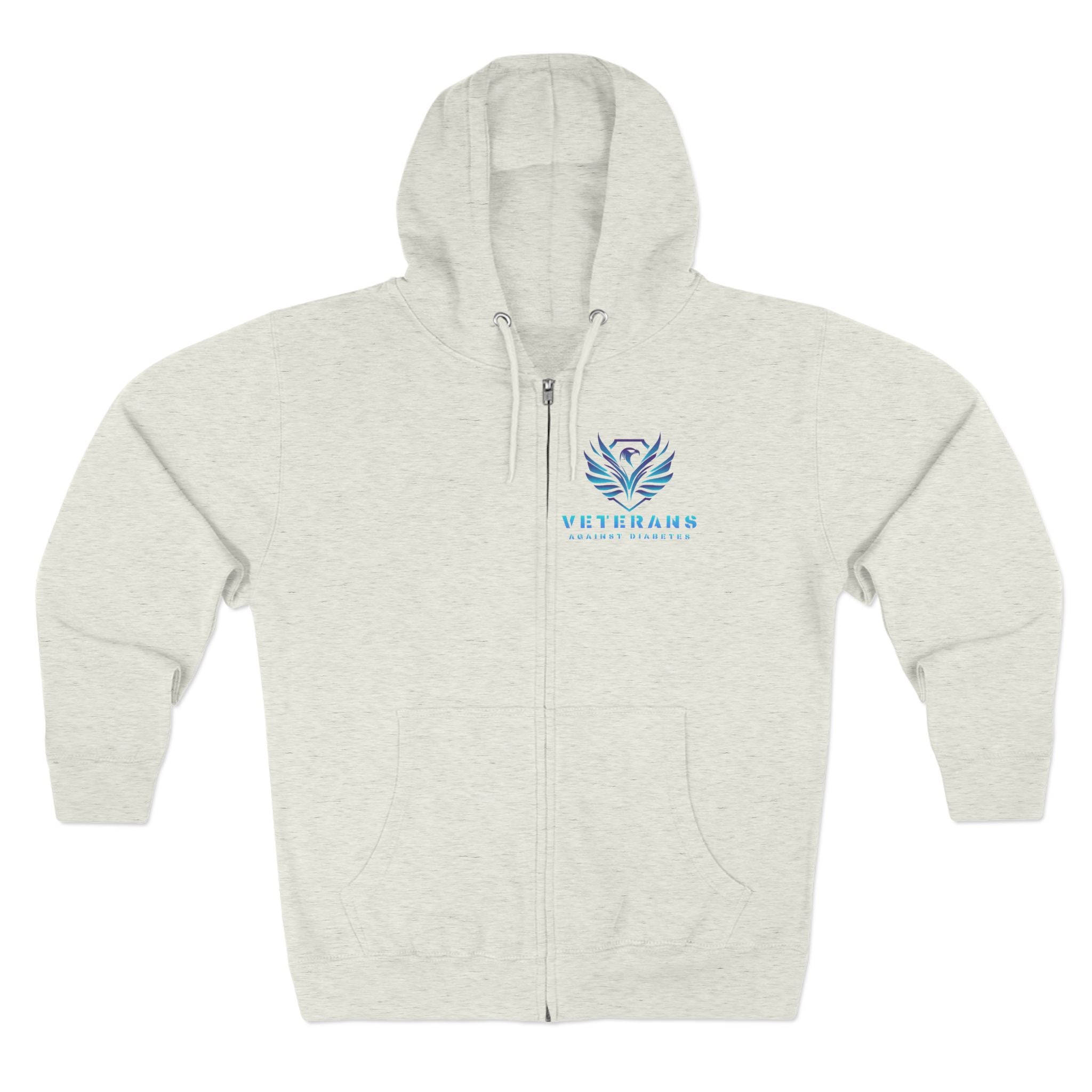 Veterans Against Suicide Zip Hoodie — Supportive Military Awareness Zip-Up