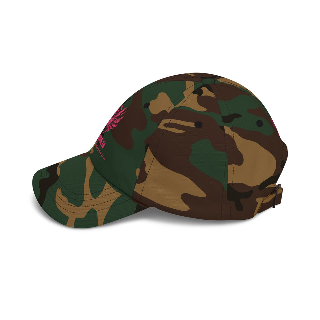 Women Against Diabetes Dad Cap — Pink Phoenix Embroidered Baseball Hat