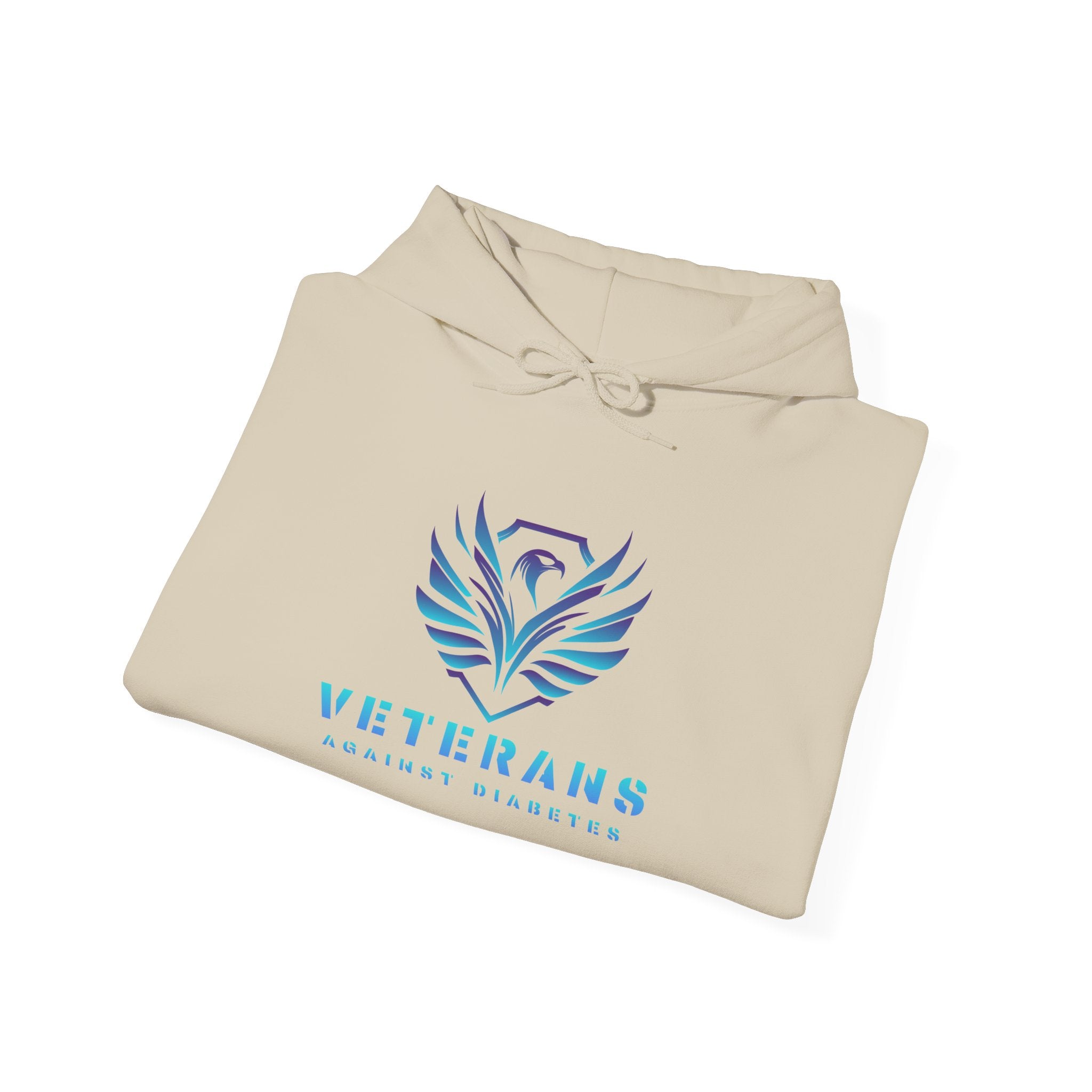 Veterans Against Diabetes Hoodie – Blue Phoenix Logo Comfort Pullover