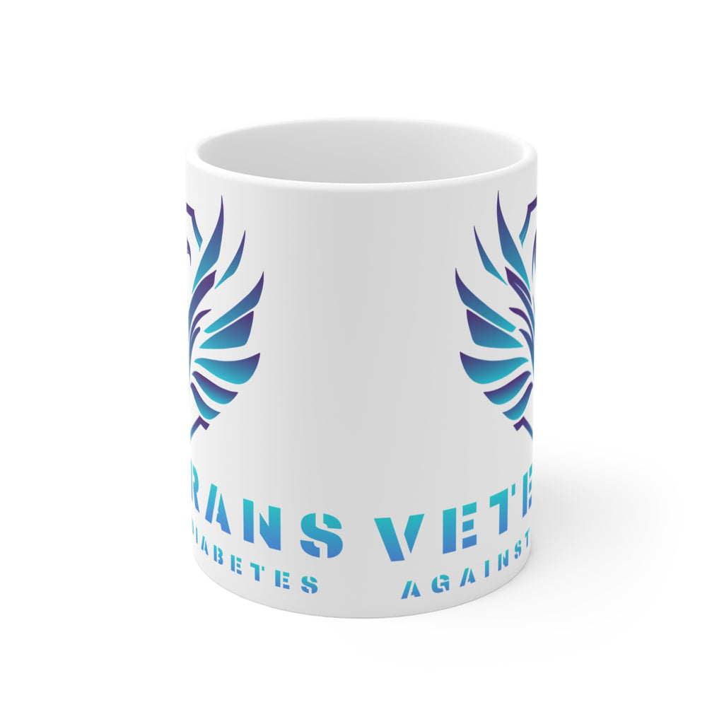 Veterans Against Diabetes Mug – 11oz Supportive Military Awareness Coffee Cup