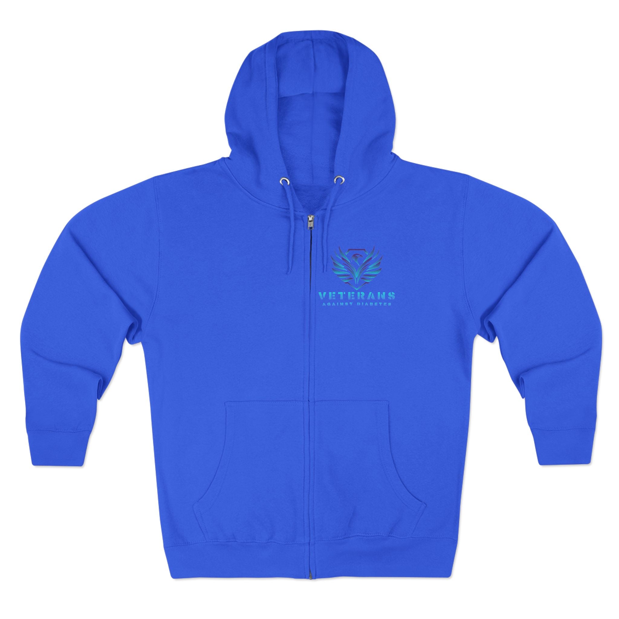 Veterans Against Suicide Zip Hoodie — Supportive Military Awareness Zip-Up