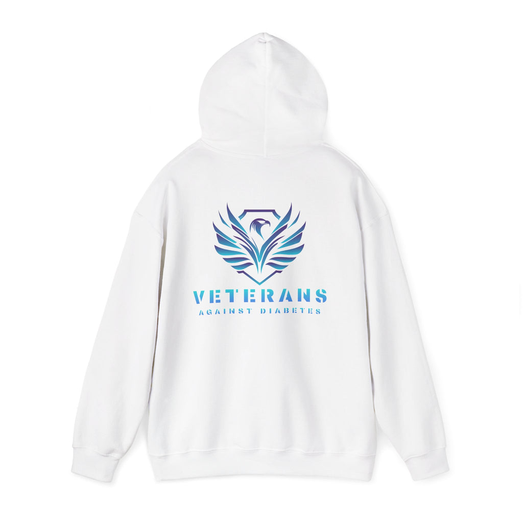 Veterans Against Diabetes Hoodie – Blue Phoenix Logo Comfort Pullover