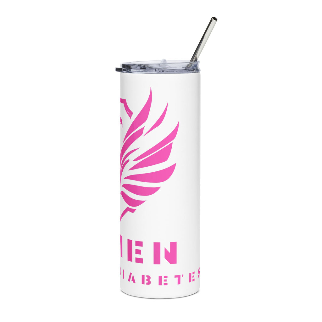 Pink Phoenix Stainless Steel Tumbler 20oz — Women Against Dia Tribute