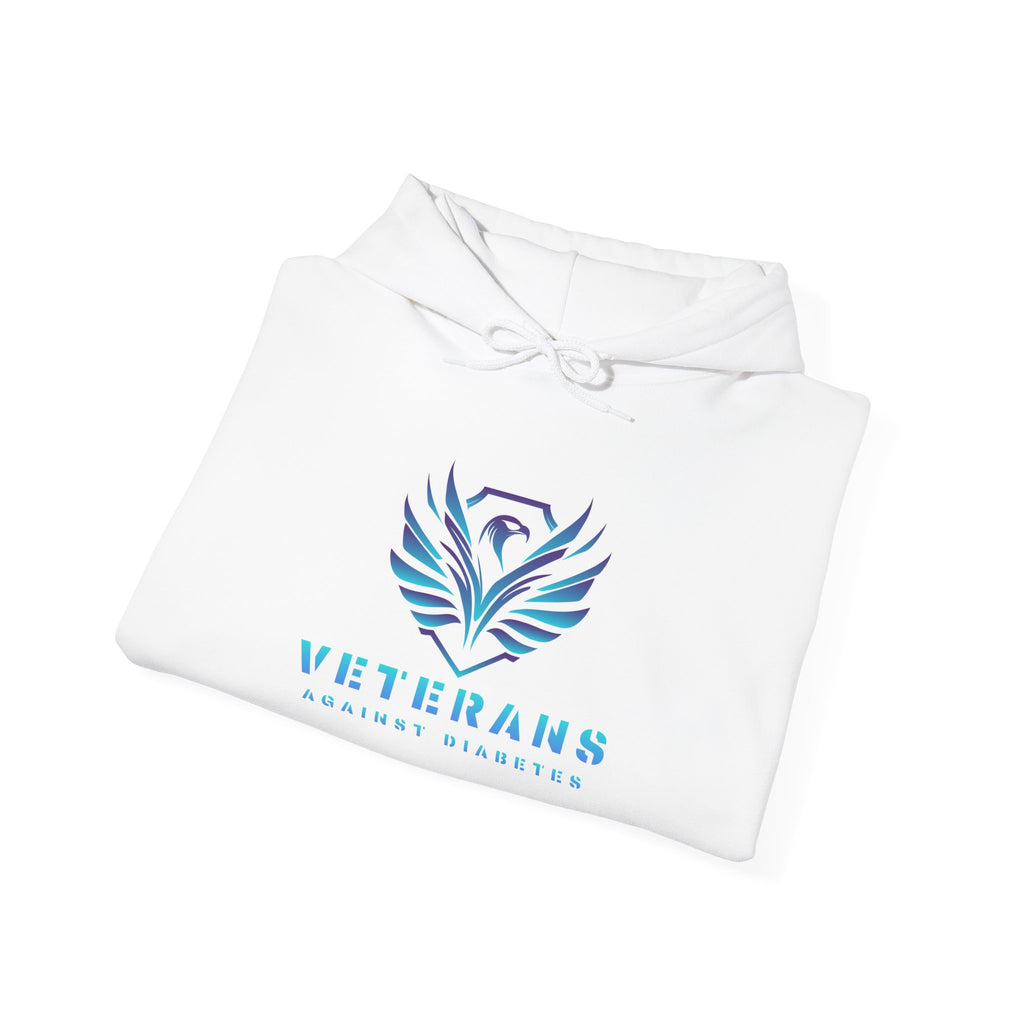 Veterans Against Diabetes Hoodie – Blue Phoenix Logo Comfort Pullover