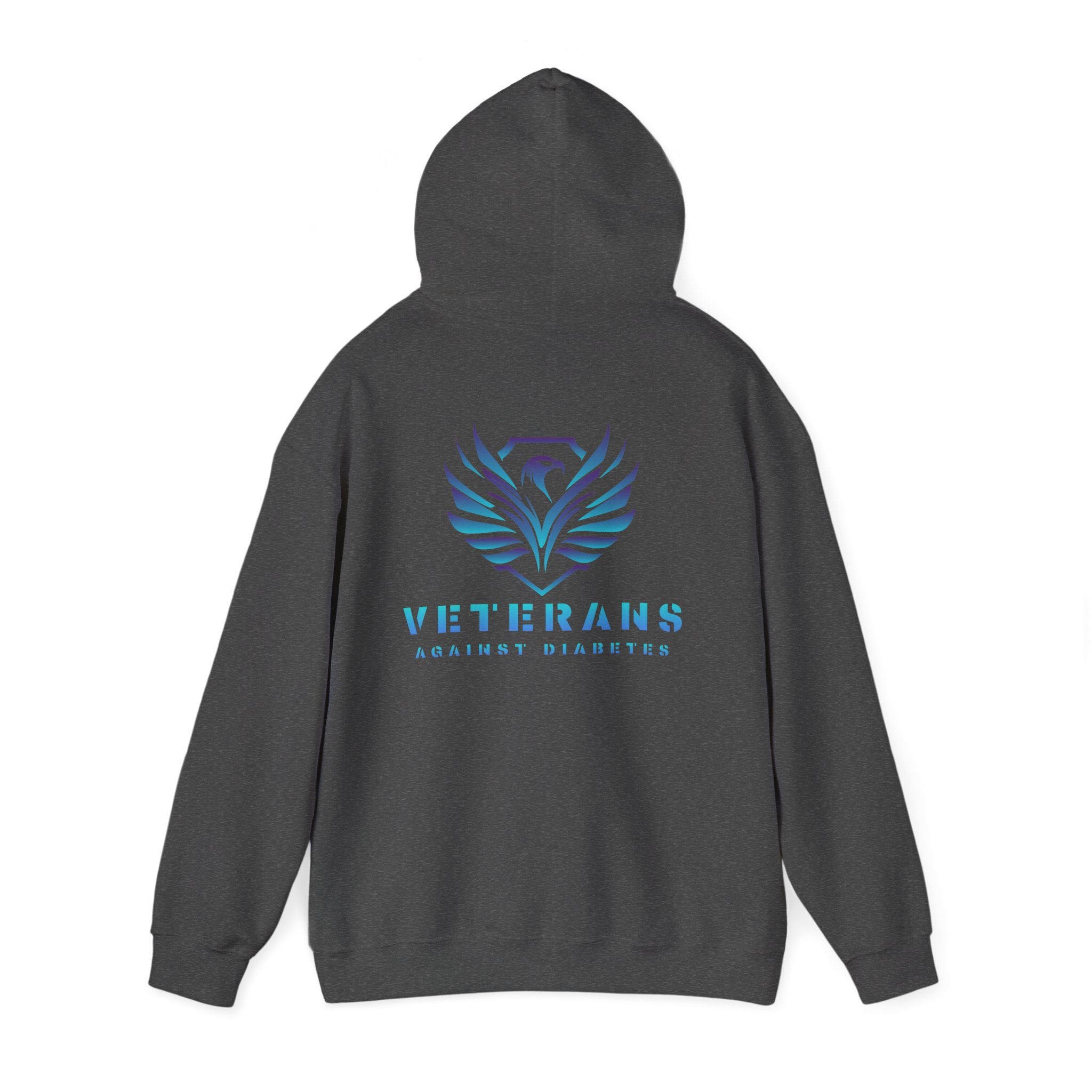 Veterans Against Diabetes Hoodie – Blue Phoenix Logo Comfort Pullover