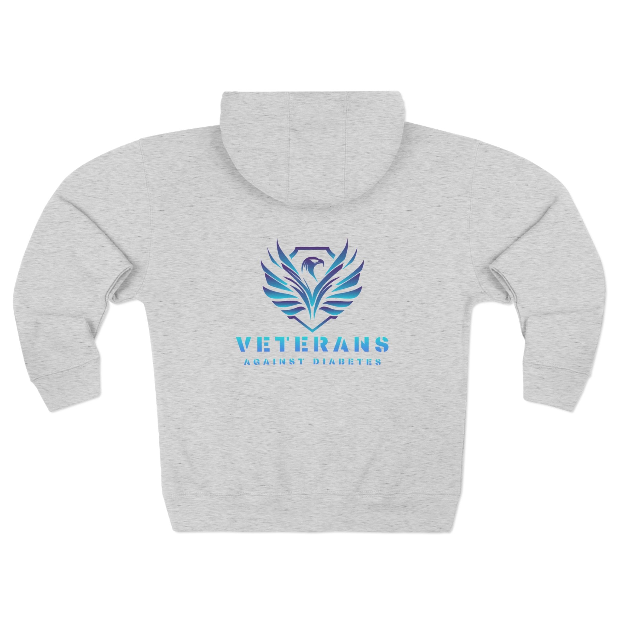 Veterans Against Suicide Zip Hoodie — Supportive Military Awareness Zip-Up