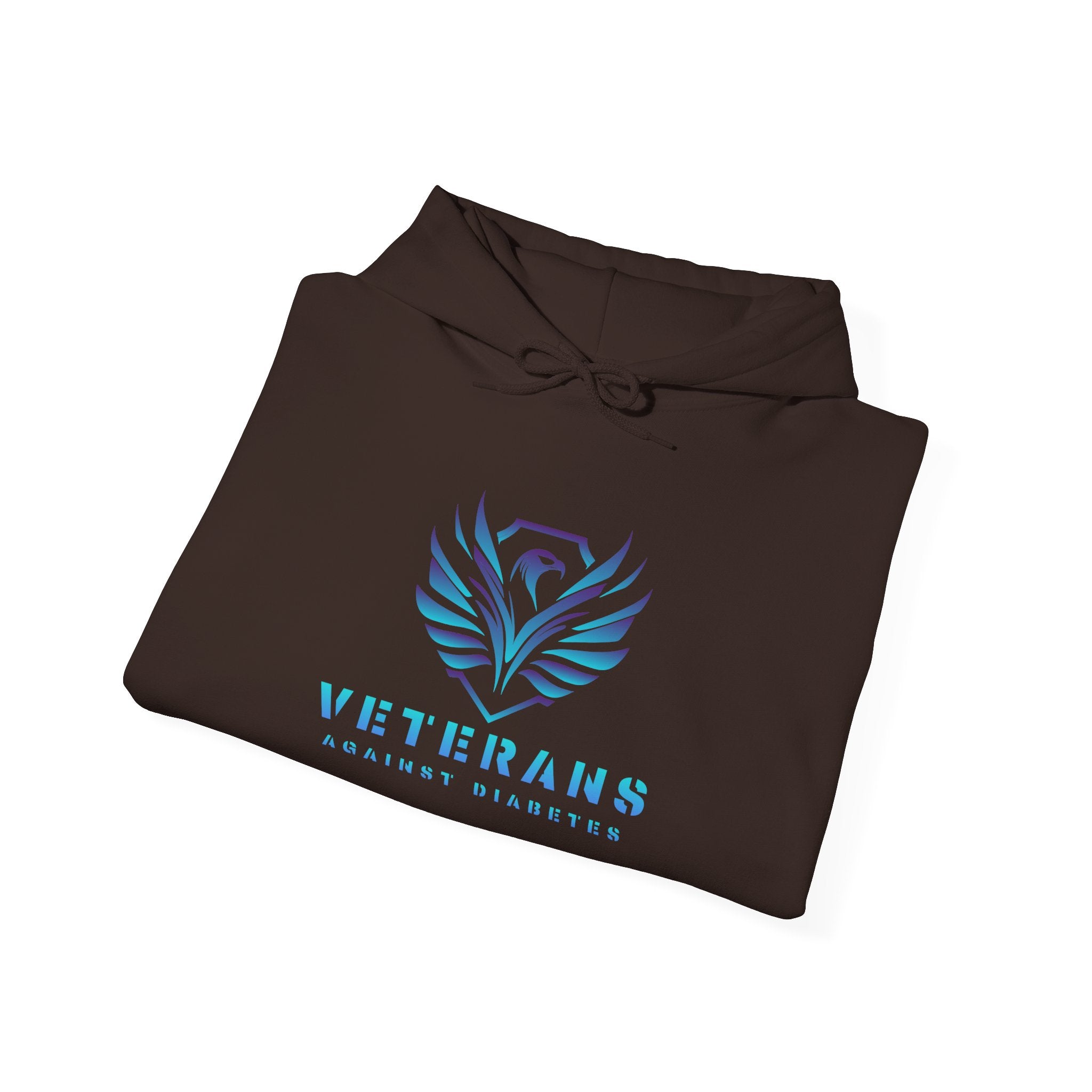 Veterans Against Diabetes Hoodie – Blue Phoenix Logo Comfort Pullover