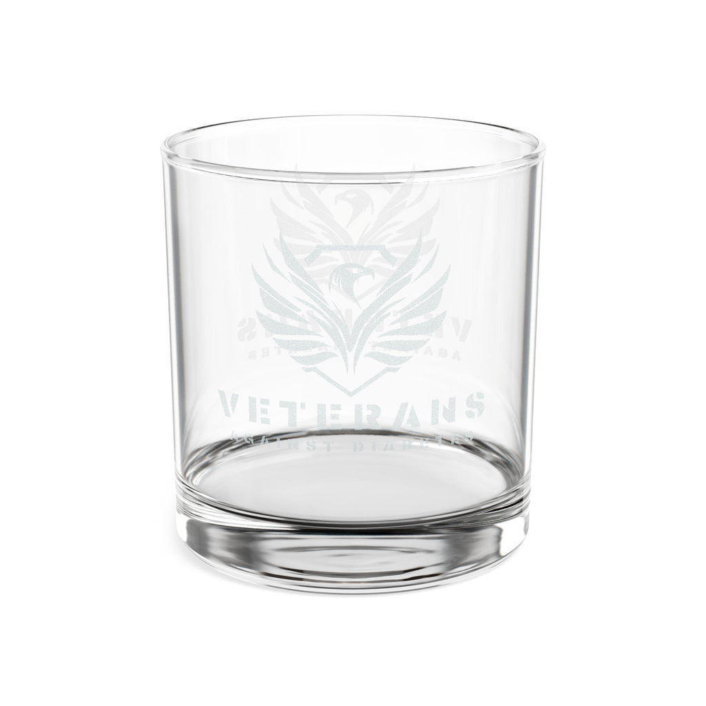 Veterans Engraved Whiskey Glass 10.5oz — Military Tribute Rocks Glass