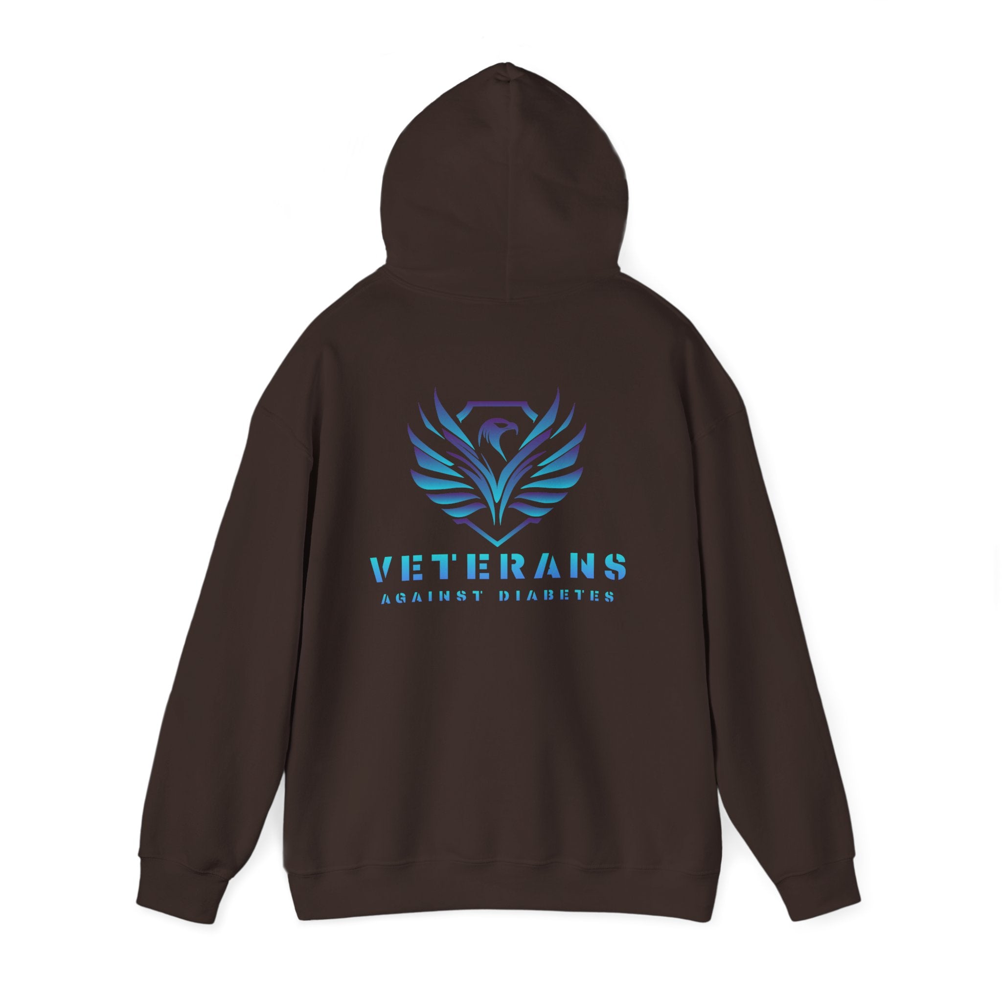 Veterans Against Diabetes Hoodie – Blue Phoenix Logo Comfort Pullover