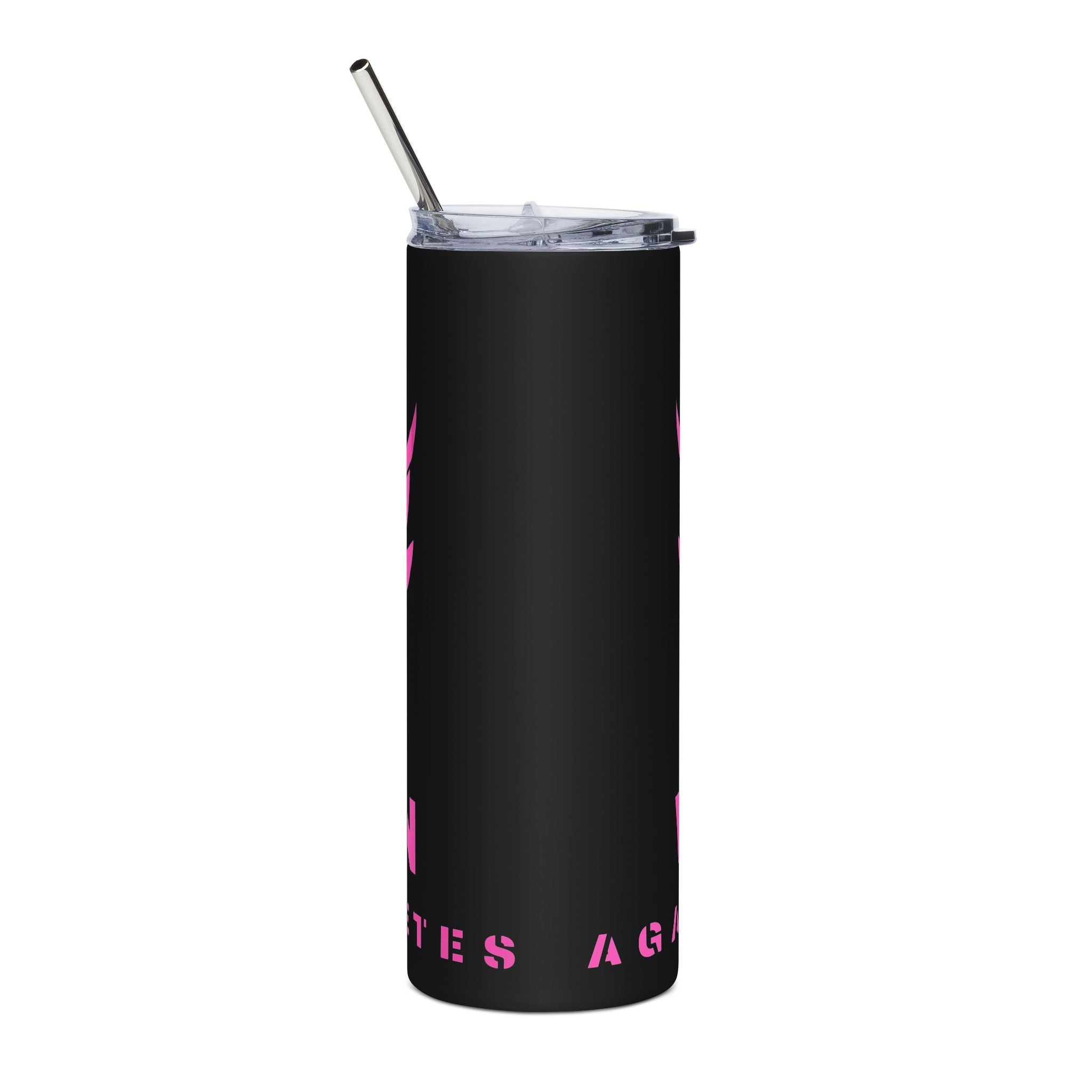 Pink Phoenix Stainless Steel Tumbler 20oz — Women Against Dia Tribute