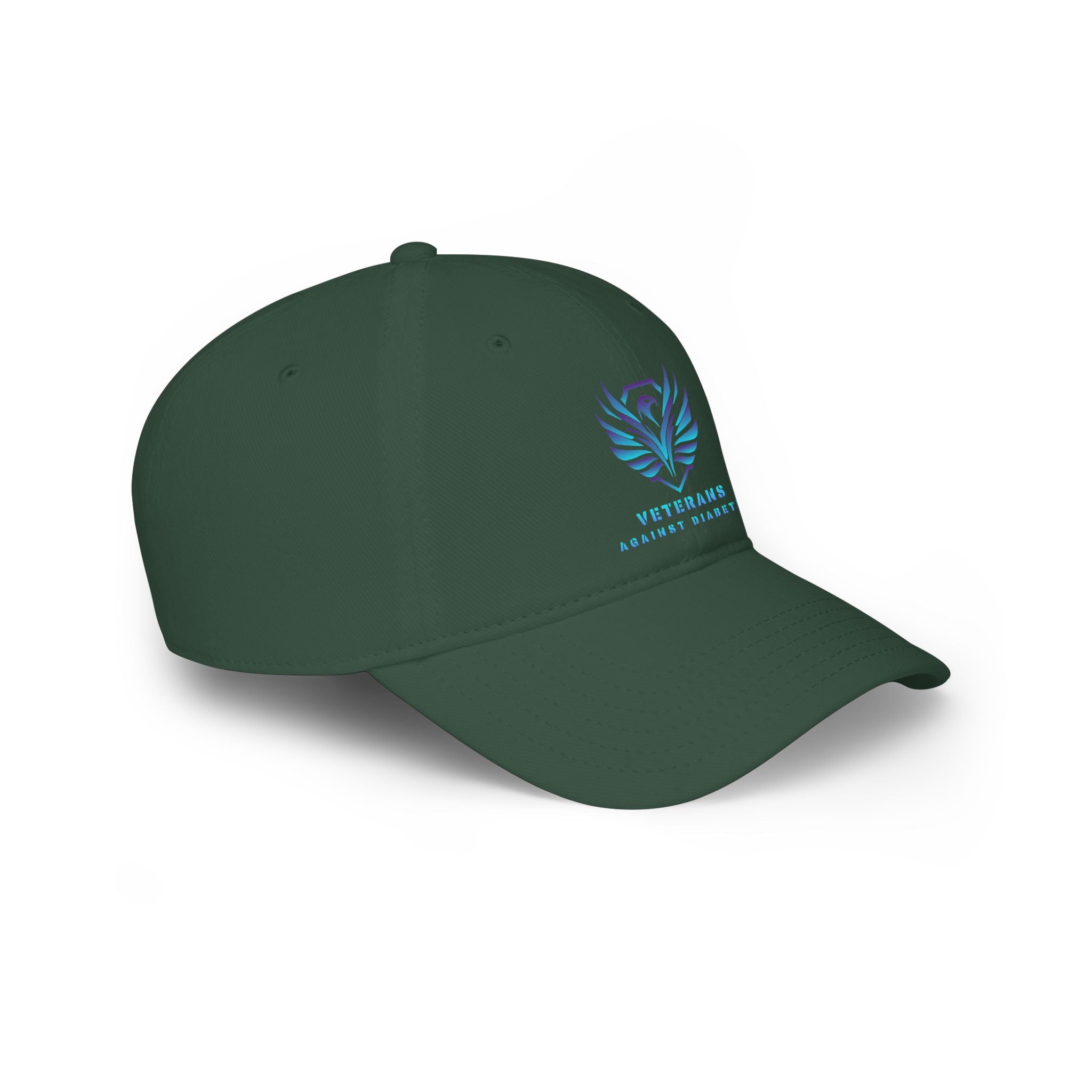 Veterans Against Diabetes Low Profile Baseball Cap – Blue Phoenix Logo