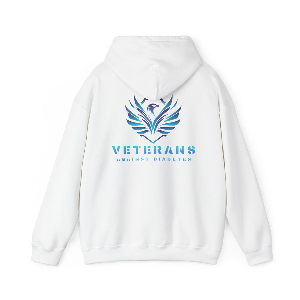 Veterans Against Diabetes Hoodie – Blue Phoenix Logo Comfort Pullover