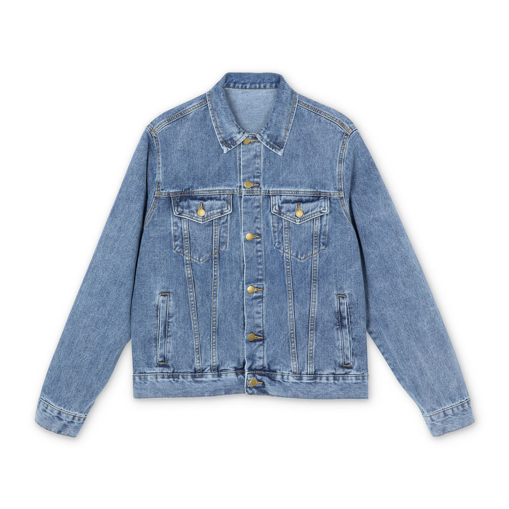 Denim Jacket — Pink Women Empowerment Back Graphic