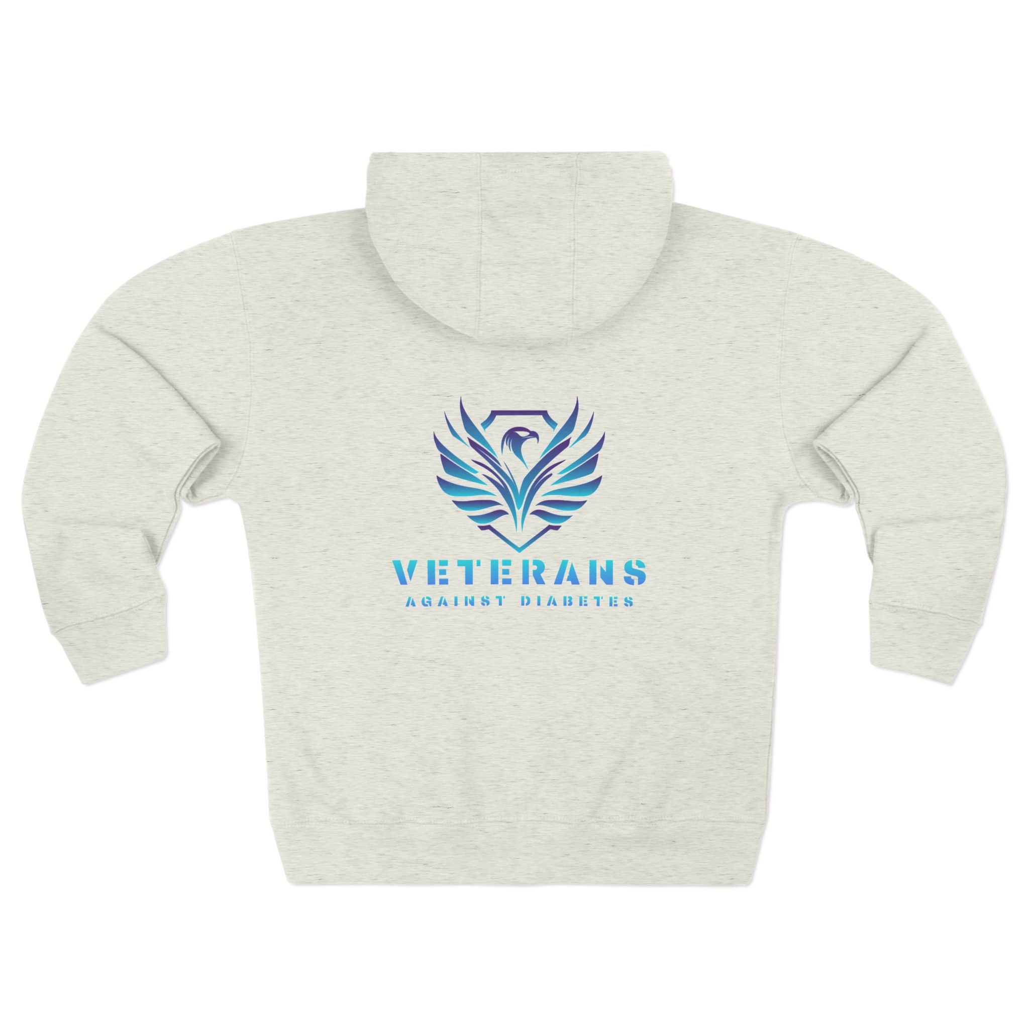 Veterans Against Suicide Zip Hoodie — Supportive Military Awareness Zip-Up