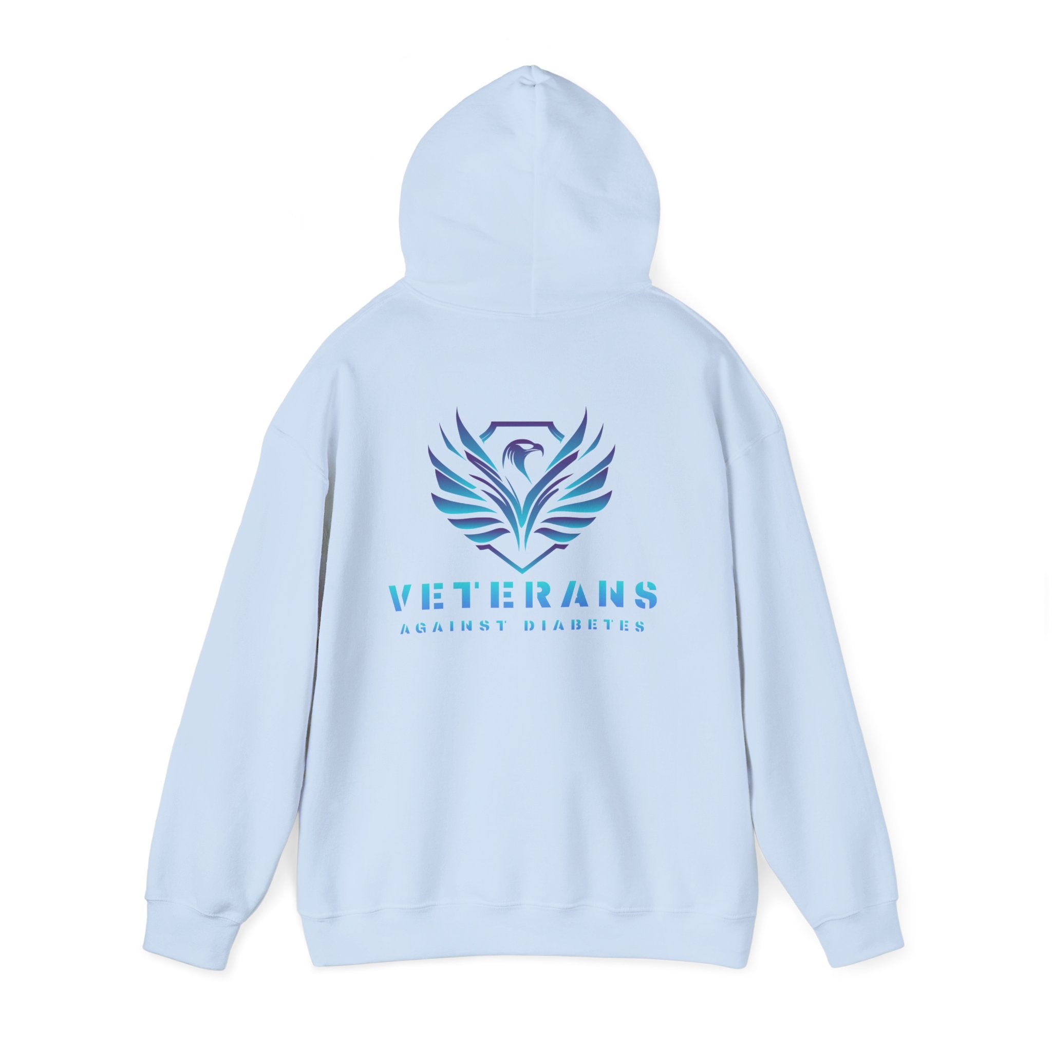 Veterans Against Diabetes Hoodie – Blue Phoenix Logo Comfort Pullover