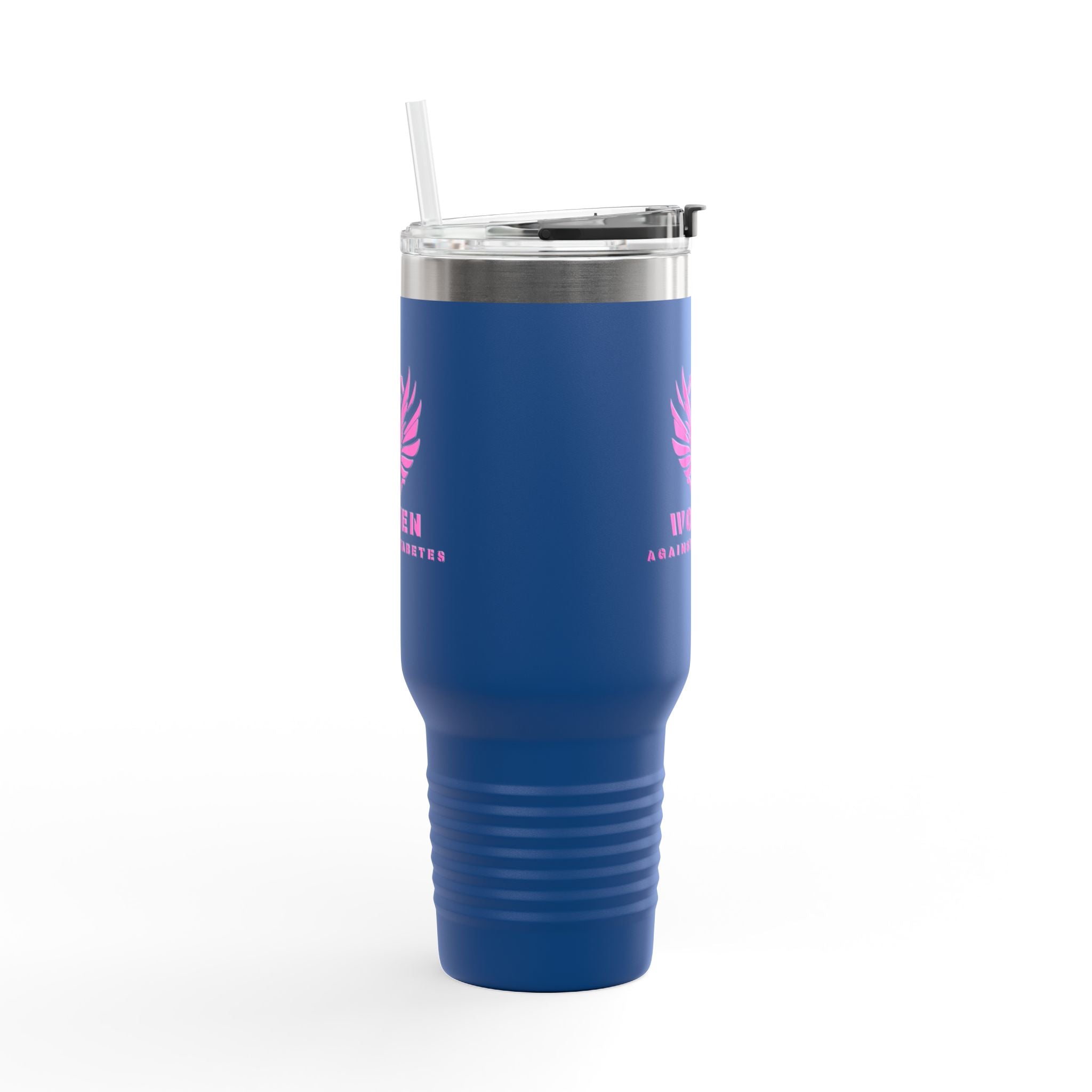 40oz Insulated Travel Mug — Pink Phoenix “Women. Stronger Together”