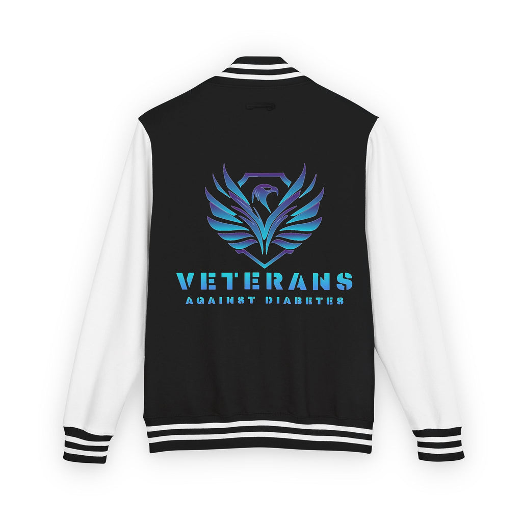 Letterman Jacket — Veterans Against Diabetes Blue Emblem
