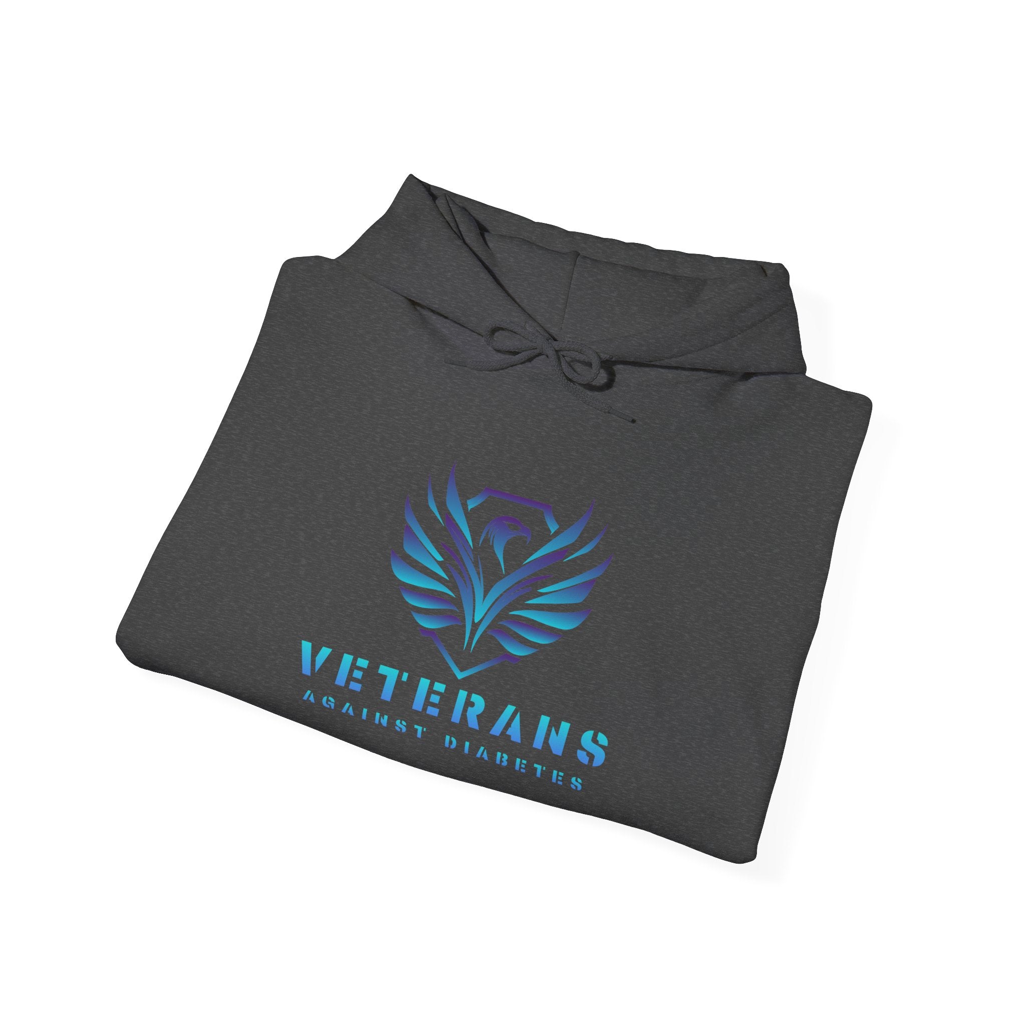 Veterans Against Diabetes Hoodie – Blue Phoenix Logo Comfort Pullover