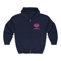 Women Against Diabetes Zip Hoodie — Pink Ribbon Empowerment Jacket