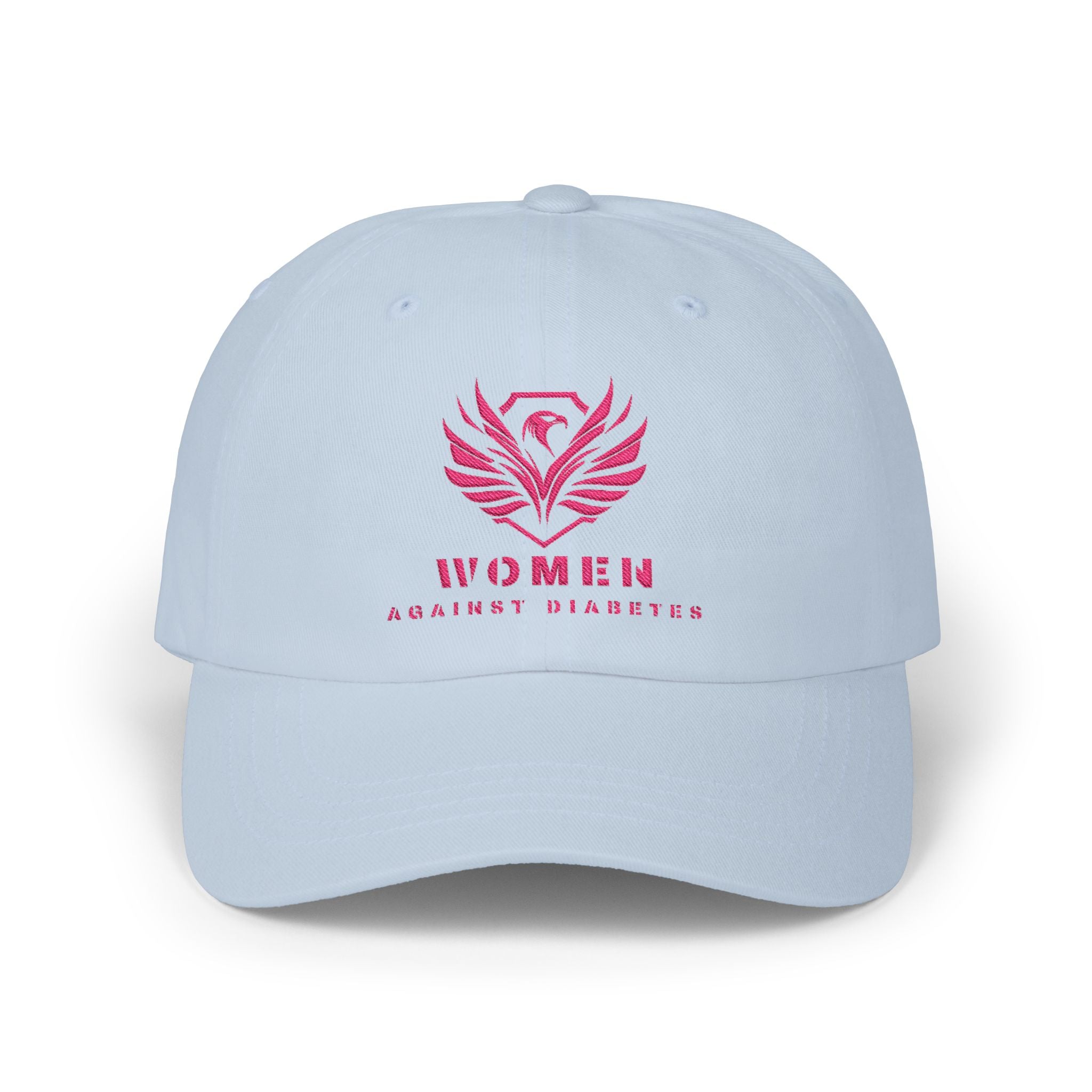 Women Against Diabetes Dad Cap — Pink Phoenix Embroidered Baseball Hat