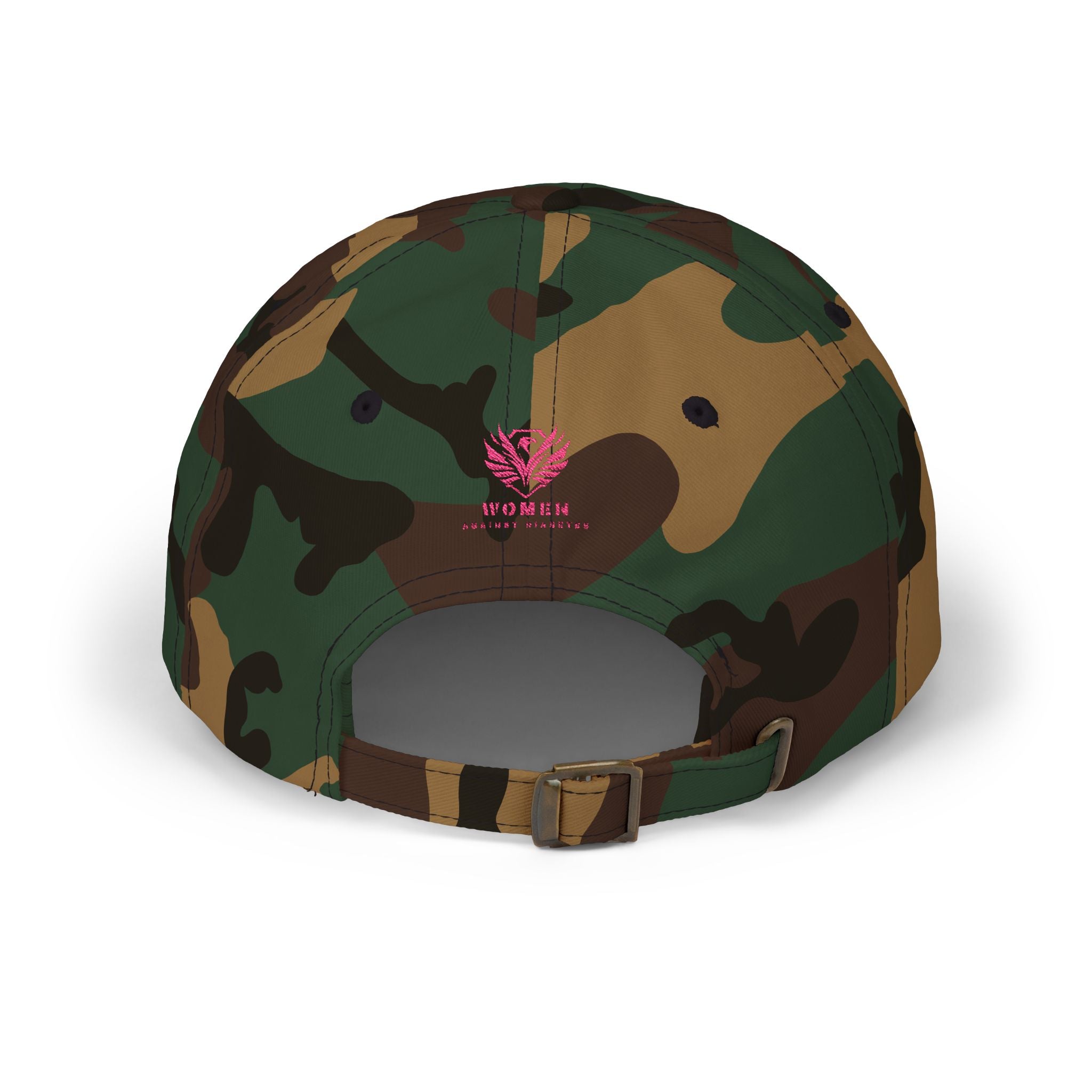 Women Against Diabetes Dad Cap — Pink Phoenix Embroidered Baseball Hat