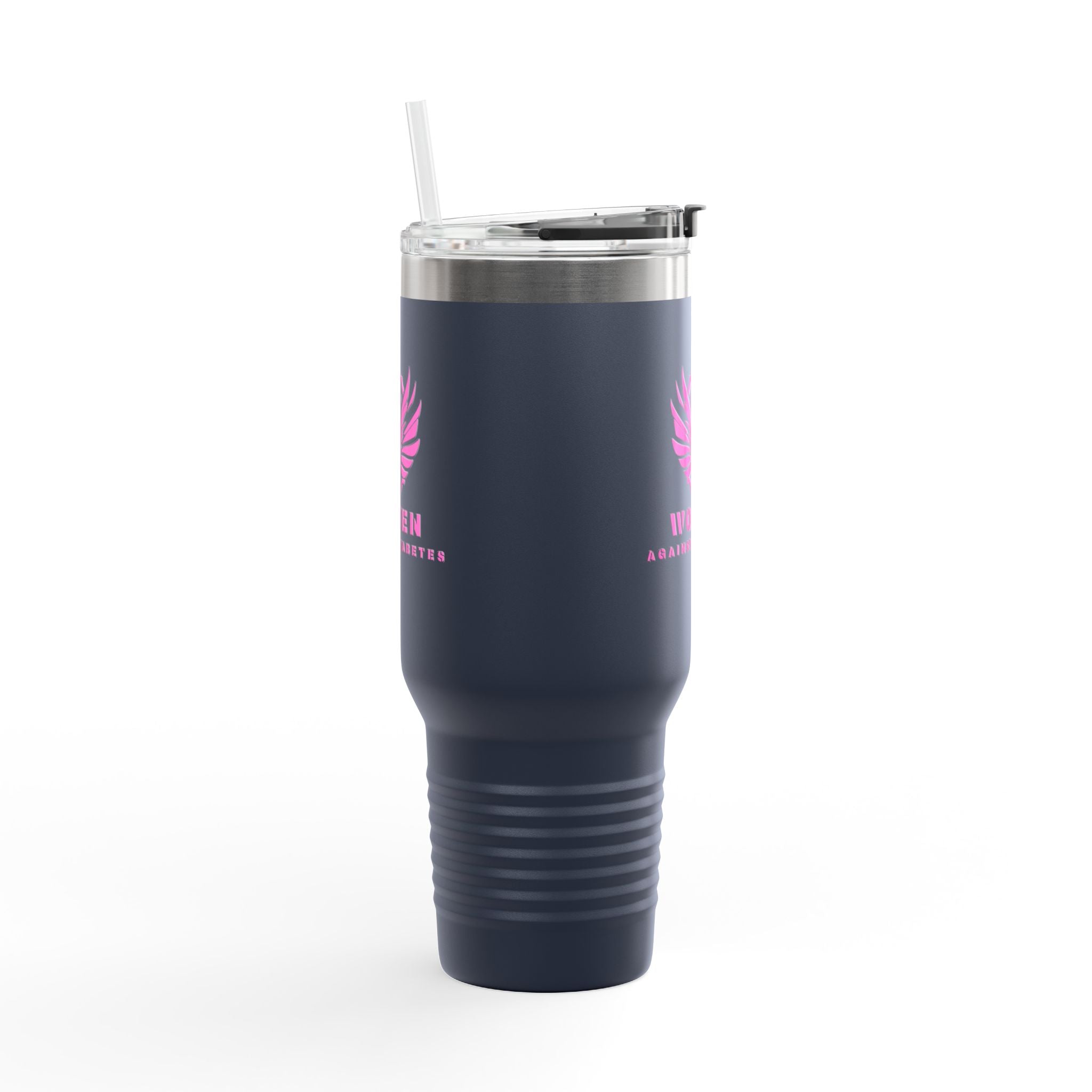 40oz Insulated Travel Mug — Pink Phoenix “Women. Stronger Together”