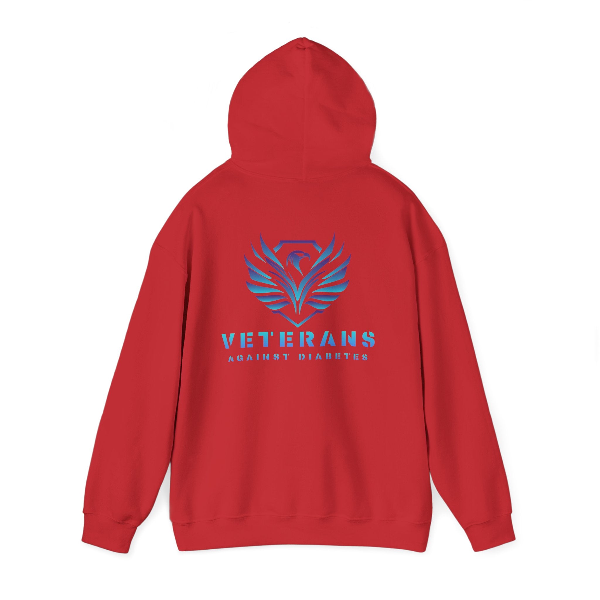 Veterans Against Diabetes Hoodie – Blue Phoenix Logo Comfort Pullover