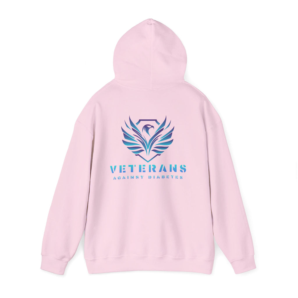 Veterans Against Diabetes Hoodie – Blue Phoenix Logo Comfort Pullover