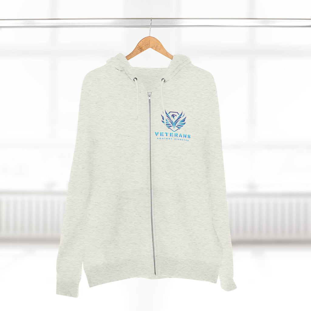 Veterans Against Suicide Zip Hoodie — Supportive Military Awareness Zip-Up