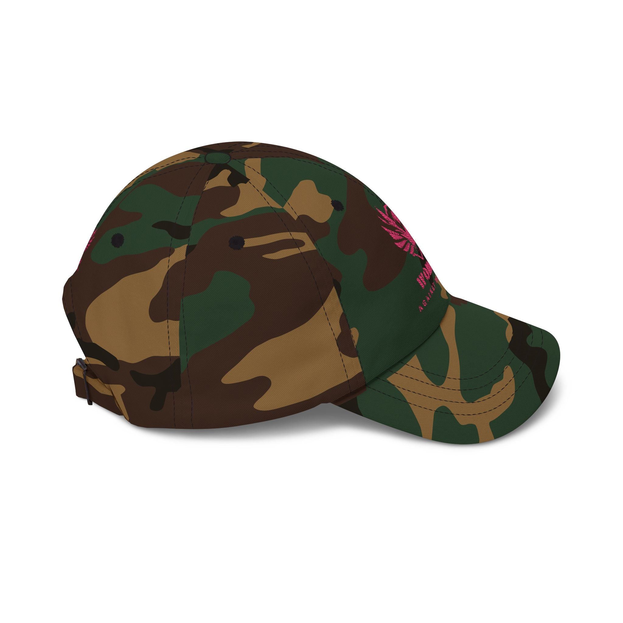 Women Against Diabetes Dad Cap — Pink Phoenix Embroidered Baseball Hat