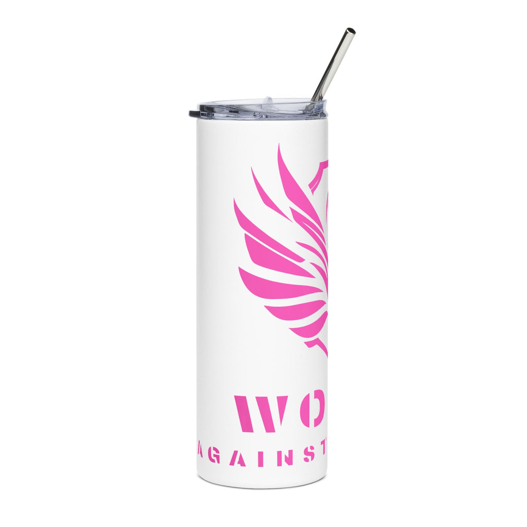 Pink Phoenix Stainless Steel Tumbler 20oz — Women Against Dia Tribute