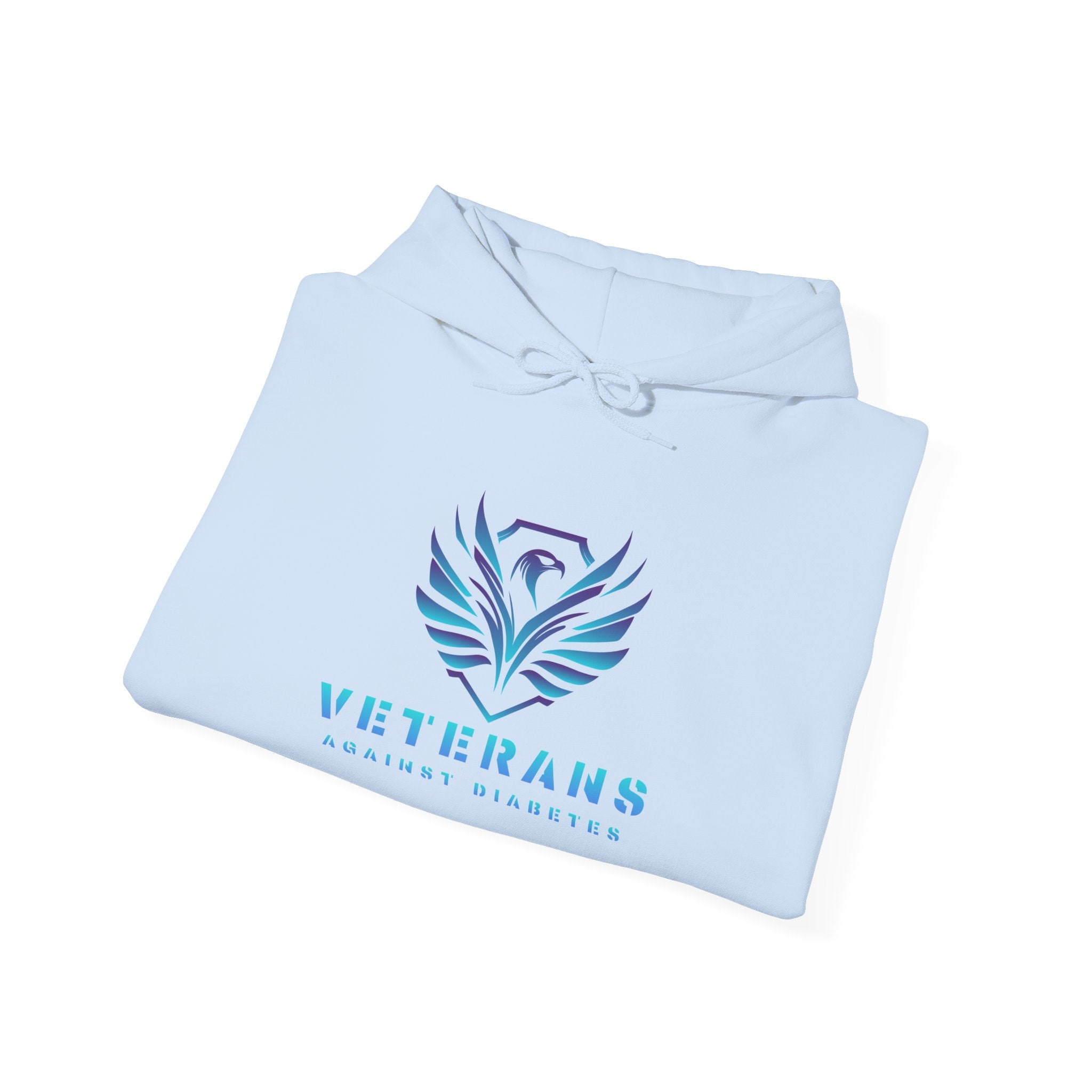 Veterans Against Diabetes Hoodie – Blue Phoenix Logo Comfort Pullover