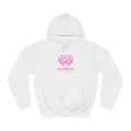 Women Empowerment Hoodie — Pink Phoenix Logo College Sweatshirt