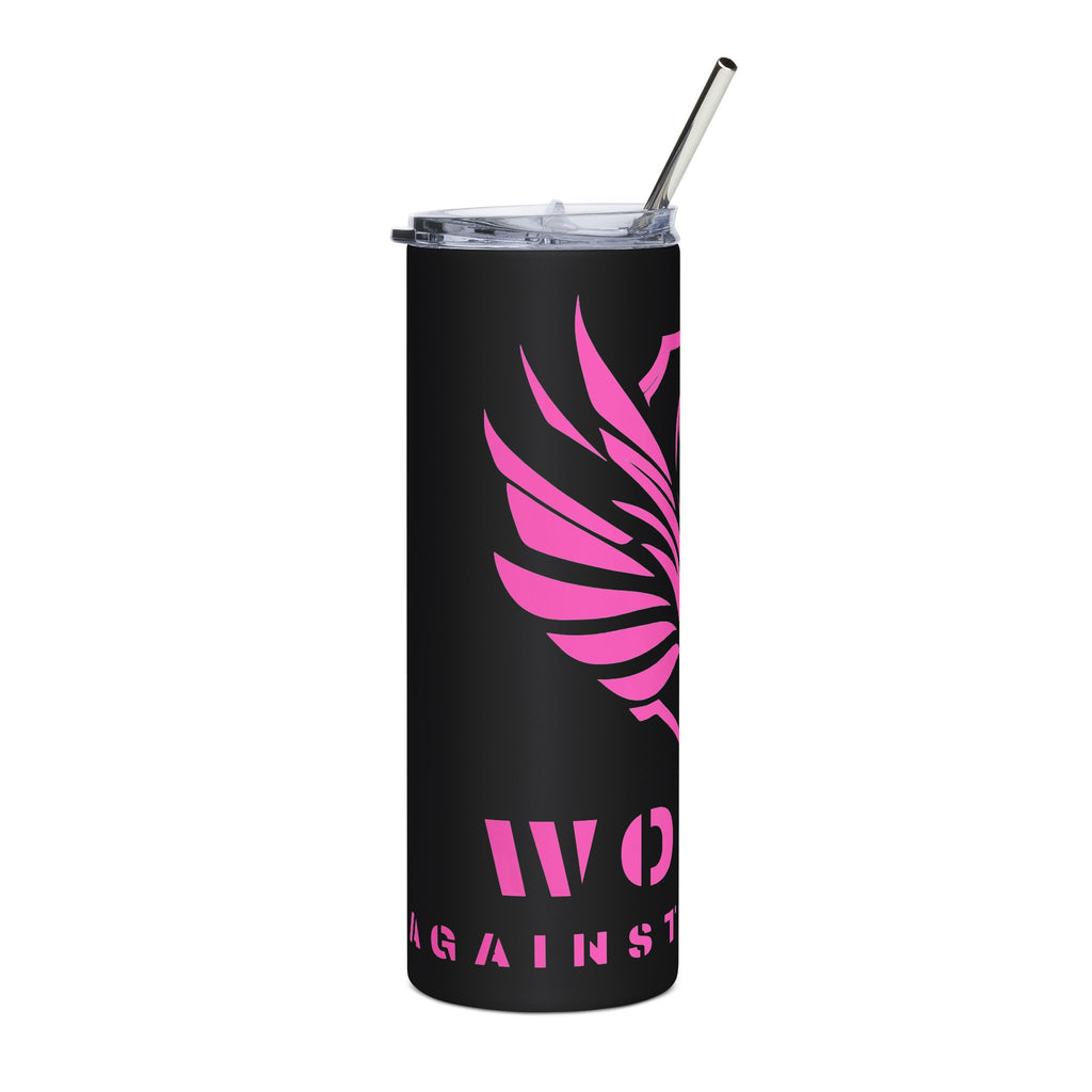 Pink Phoenix Stainless Steel Tumbler 20oz — Women Against Dia Tribute