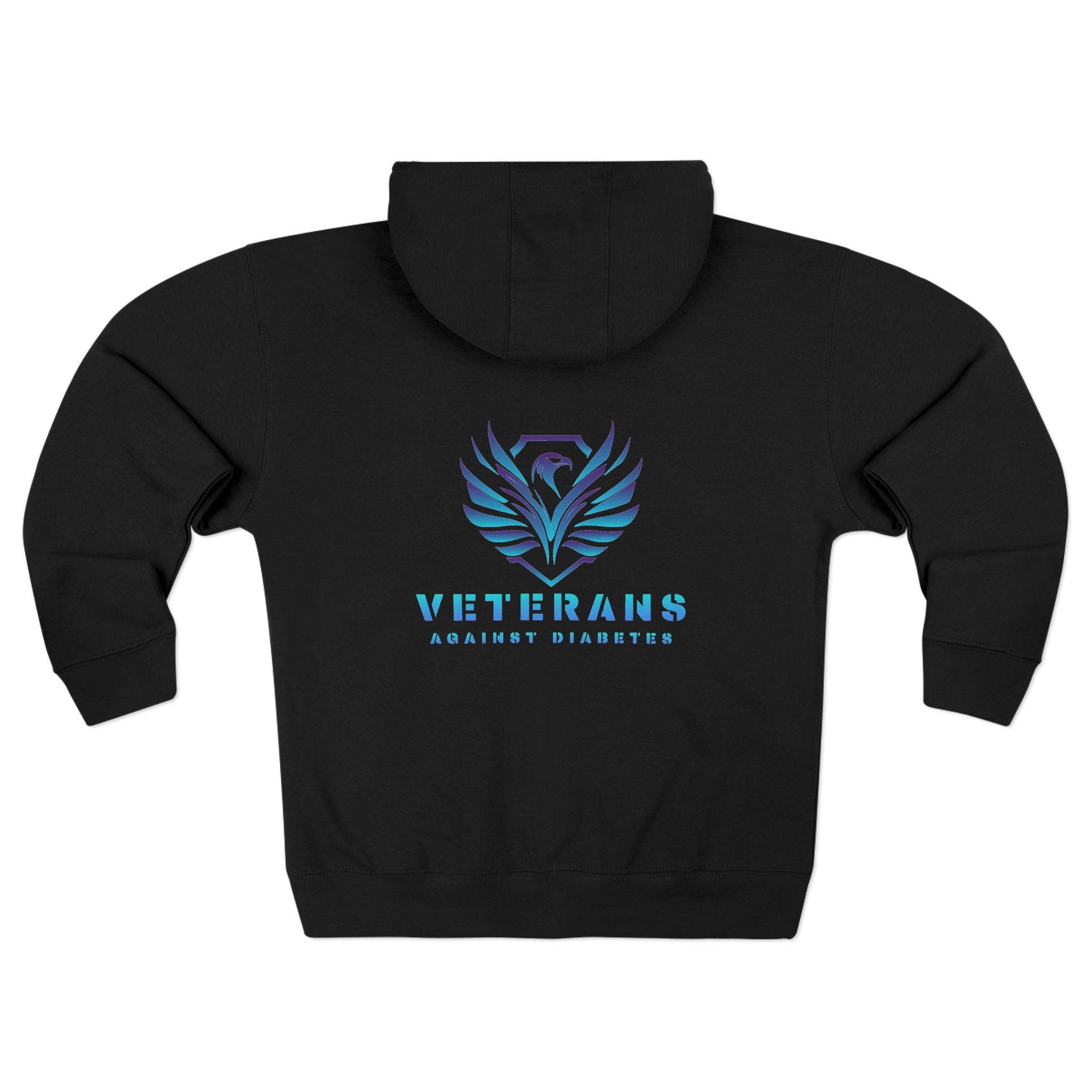 Veterans Against Suicide Zip Hoodie — Supportive Military Awareness Zip-Up