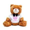 Plush Teddy Bear with Tee — 'Women' Pink Logo Gift Plush